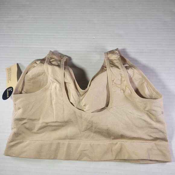Truekind Women Chai Everyday Throw-on Wireless Bralette #91404 Size 2XL - Picture 2 of 4